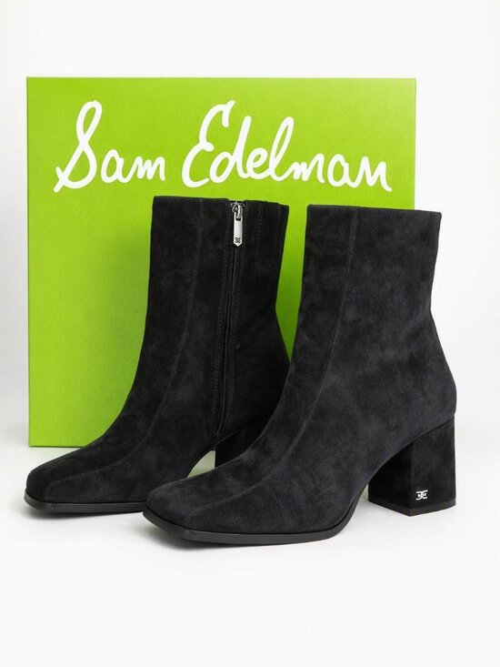 Sam Edelman Shoes - Sam Edelman Mayla Suede Ankle Boot Black Sz 8M NIB